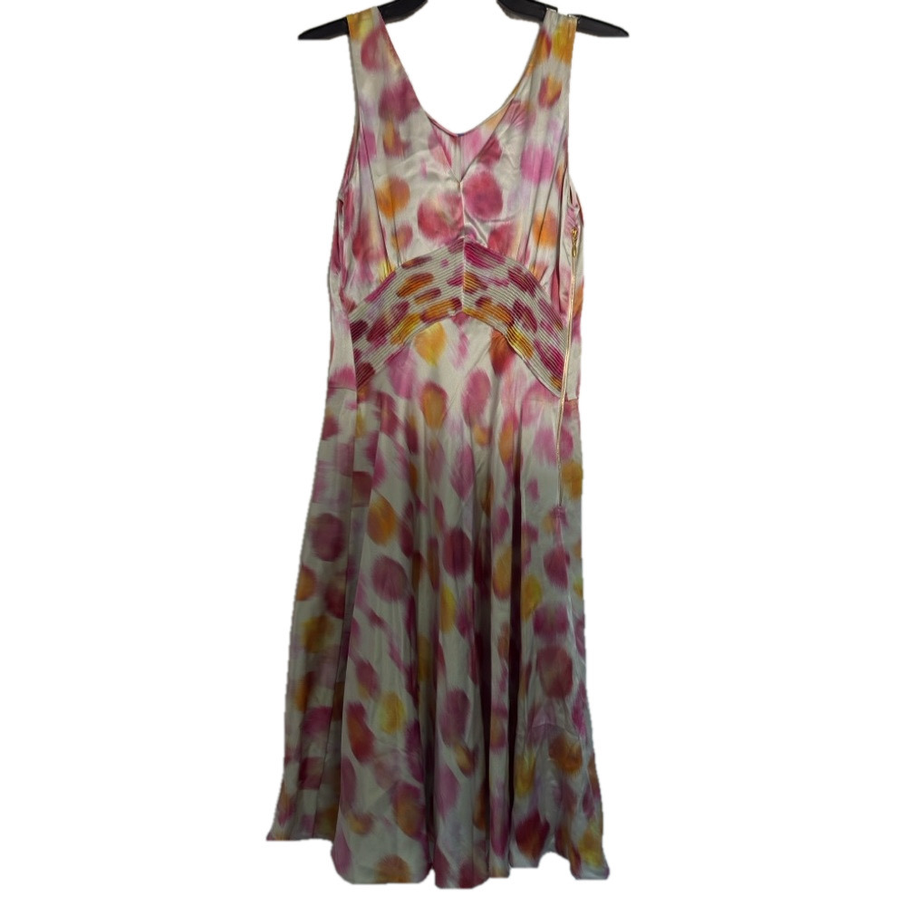 Elegant Rochas Silk Dress Medium Sized size 38 US 4